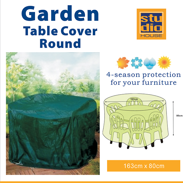 Garden Table Cover Round 163x80cm Studio House Cyprus Home